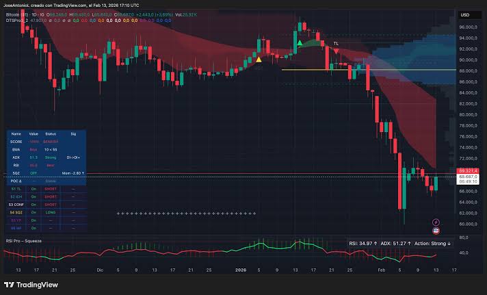 Bitcoin Plunges to 4-Month Low Under $62K as Middle East Tensions Escalate