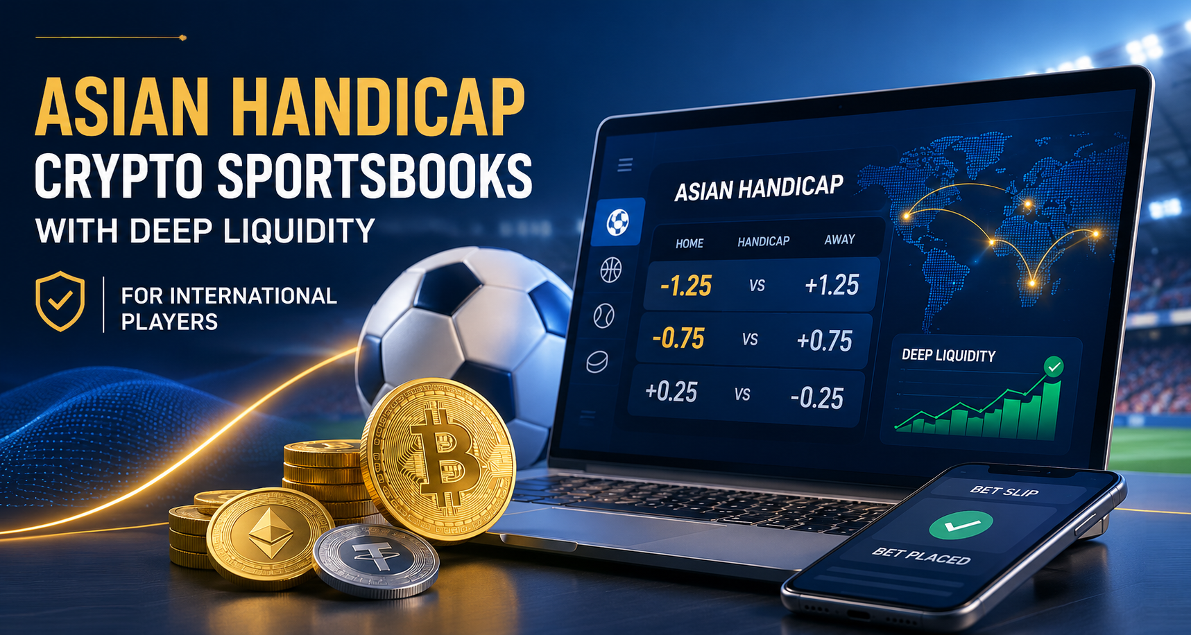Top 10 Asian Handicap Crypto Sportsbooks for Global Bettors 2026